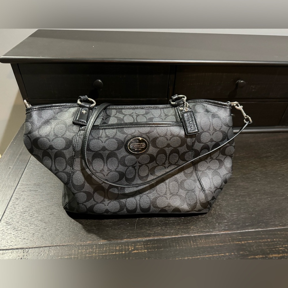 Coach black purse